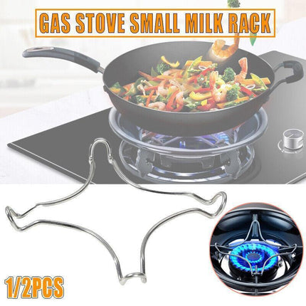 Stove Top Gas Cooker Trivet Ring Reducer Metal Plate Coffee Pot Stand For Moka - 1PC.