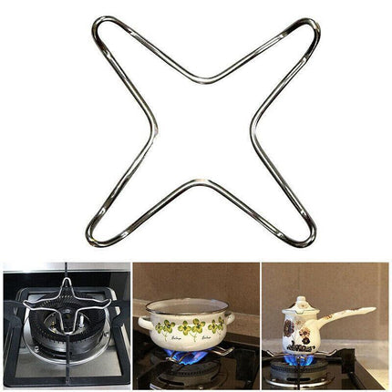 Stove Top Gas Cooker Trivet Ring Reducer Metal Plate Coffee Pot Stand For Moka - 1PC.