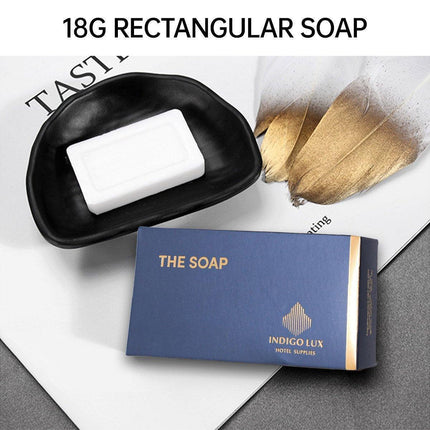 50pcs Hotel Soap Bars for Guesthouse Bathroom Travel Toiletries Set Hotel Use - Round.