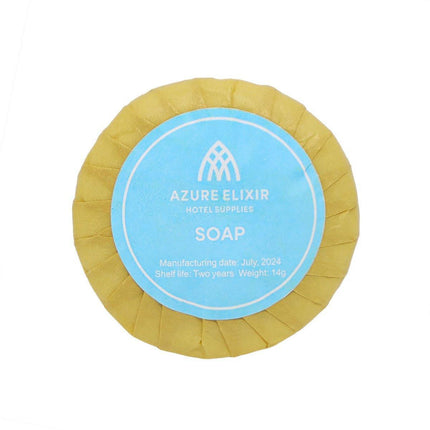 50pcs Hotel Soap Bars for Guesthouse Bathroom Travel Toiletries Set Hotel Use - Round.