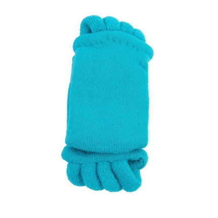 1 Pair Yoga Massage Socks Toe Separator Foot Alignment & Pain Relief - Sky Blue.