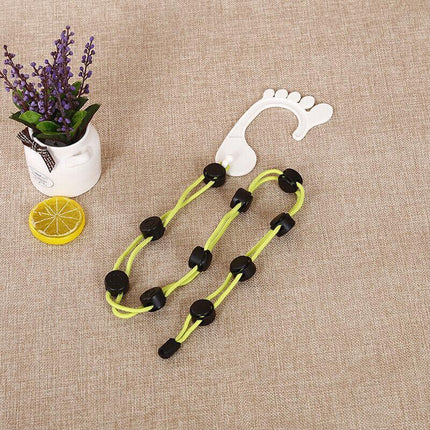 Locks Sock Tidy Clips Rope Storage Hangers Closet Organizer Laundry Helper - Green.