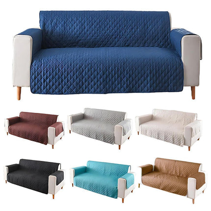 130X195cm Seater Pet Sofa Protector Cover Quilted Couch Covers Lounge Slipcover - Grey.