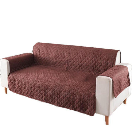 130X195cm Seater Pet Sofa Protector Cover Quilted Couch Covers Lounge Slipcover - Grey.