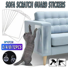 Cat Couch Sofa Scratch Guard Stickers Pet Furniture Anti-Scratching Protector - 2PCS.