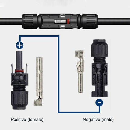 5-20 Pairs PV Connectors Solar Panel 30A Line Plug Socket Male Female IP67 - 5 Pairs.