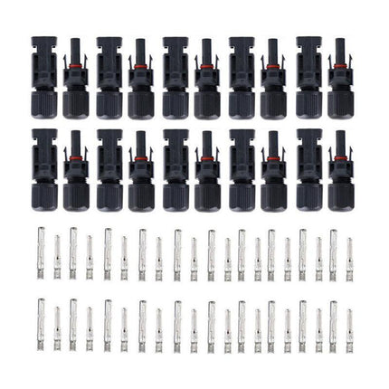 5-20 Pairs PV Connectors Solar Panel 30A Line Plug Socket Male Female IP67 - 5 Pairs.