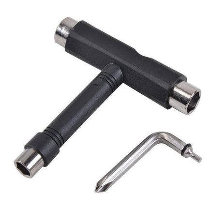 Roller Spanner Tool Skate T-Type Wrench Longboard Skateboard Screwdriver Mini.