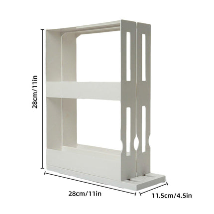 Rotating Spice Rack Kitchen Organizer Food Storage Rack Spice Organizer Stand.