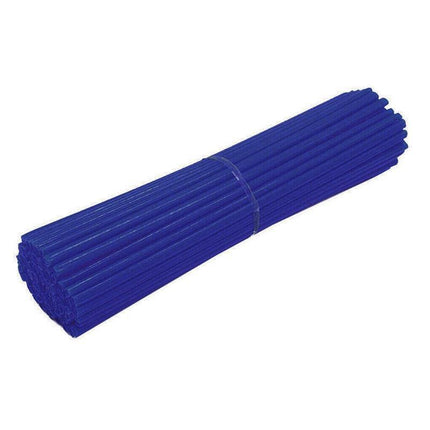72PCS Wheel Spoke Wrap Sleeves Mountain Bike Bicycle Mtb Wraps Skins Covers - Purple.