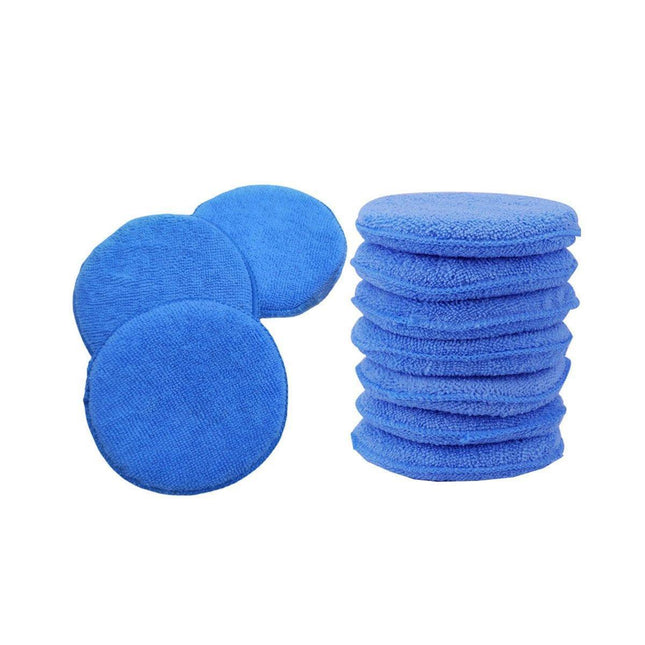 10pcs Car Waxing Sponge Polishing Pads Car Wash Sponges for Crystal Coating.