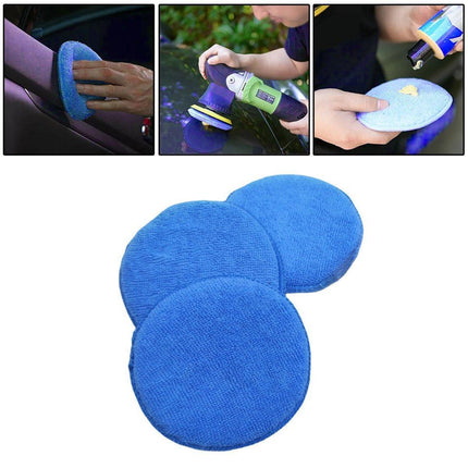 10pcs Car Waxing Sponge Polishing Pads Car Wash Sponges for Crystal Coating.