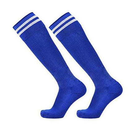Mens Womens Sports Breathable Tube Long High Socks Knee Warm Casual Footy Soccer - Rose Red.
