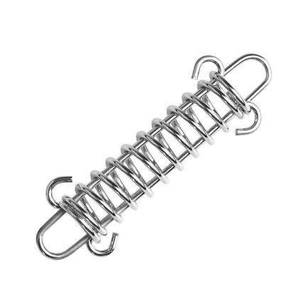 1-15PCS Outdoor Camping Tent Spring Wind Rope Buckle Fix Hook Buckles Silver Red - 1pair.