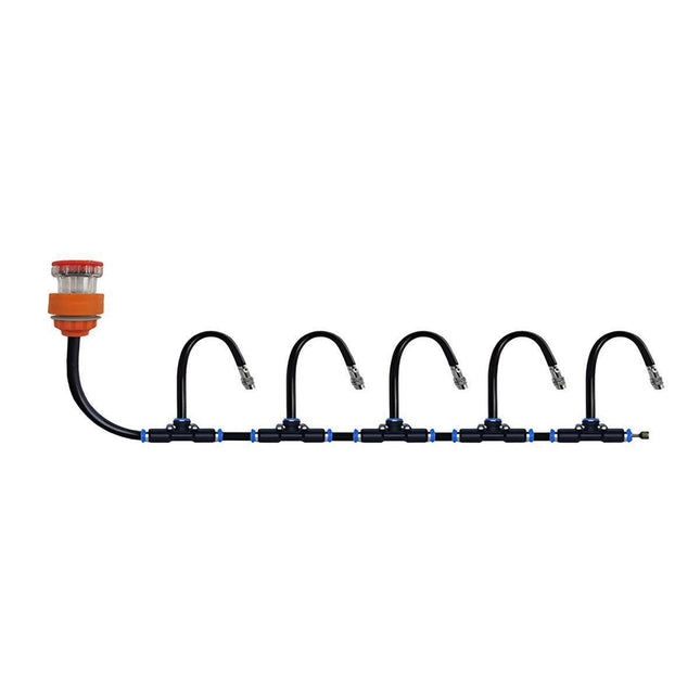 5M 10M 20M Garden Watering System Adjustable Spray Irrigation Hose Sprinkler - 10m.