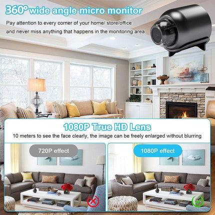 360 Degree Panoramic Wireless Home Monitor HD Remote Viewing by Cell Phone.