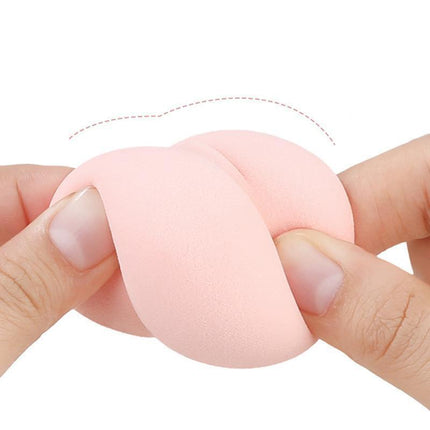 4PCS Value Makeup Foundation Blender Sponge Blending Puff Cosmetic Beauty Eggs - Yellow.