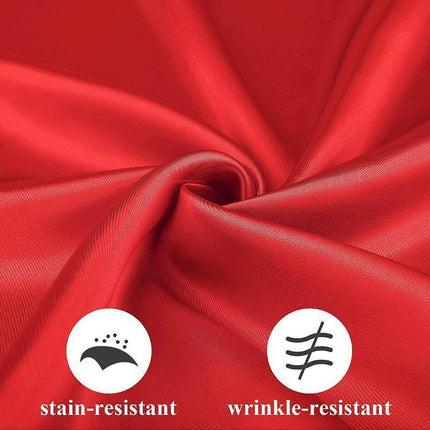 50PCS Polyester Plain Fabric Cotton Napkins For Wedding Cloth pc Table Dinner - Black.