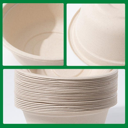 250PCS Food Preparation Burger Storages Cake Packaging Box Lunch Boxes Primary - Primary 750ml-PET lid.