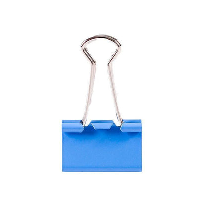 20PCS Black Bulldog Foldback Clips Document Paper Clamps Multiple Sizes - Blue 51mm.