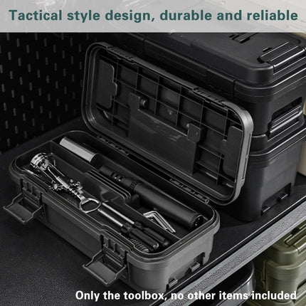 Multi Function Toolbox Household Car Storage Organizer Outdoor Hardware Case - 4L.