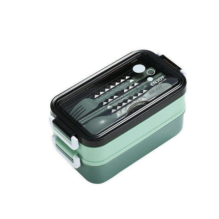 Bento Box Lunch Containers Food Microwave Stainless Portable Dinnerware Au - Pink.