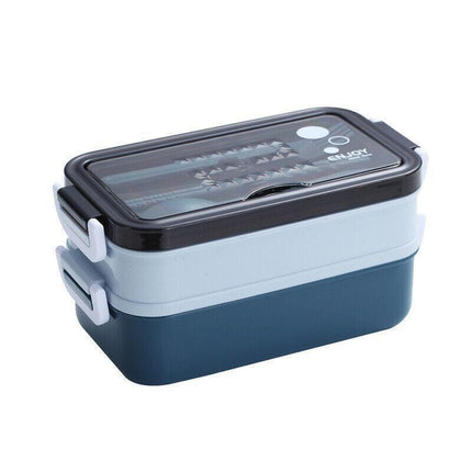 Bento Box Lunch Containers Food Microwave Stainless Portable Dinnerware Au - Pink.