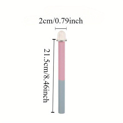Non-Slip Silicone Parrot Perch Stand Stick Grinding Claw Bird Cage Accessories - White Grey.