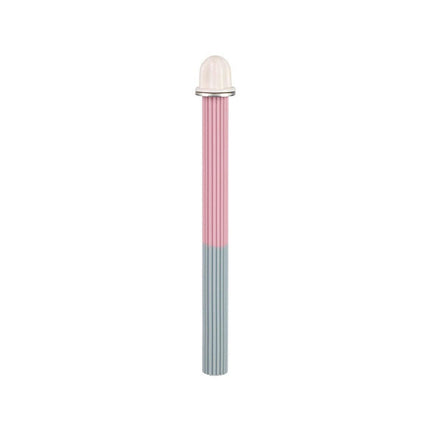 Non-Slip Silicone Parrot Perch Stand Stick Grinding Claw Bird Cage Accessories - White Grey.