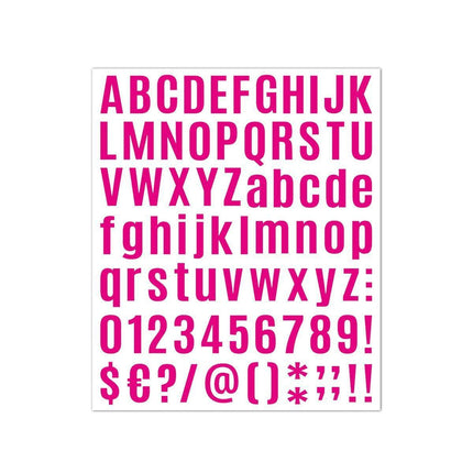 10pcs Letter Stickers Colorful DIY Scrapbooking Water Bottle Greeting Cards - Dark Blue.