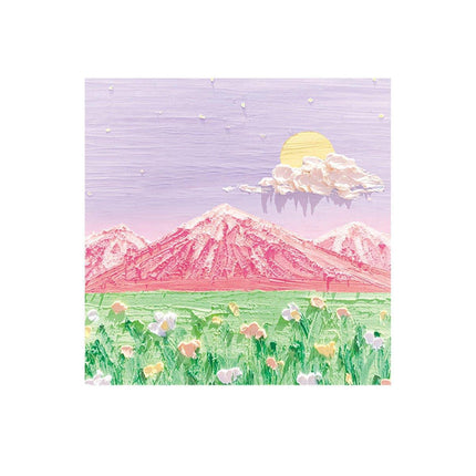 800 Sheets Colorful Oil Painting Sticky Notes Memo Pads Self-Adhesive Notes - 3#.