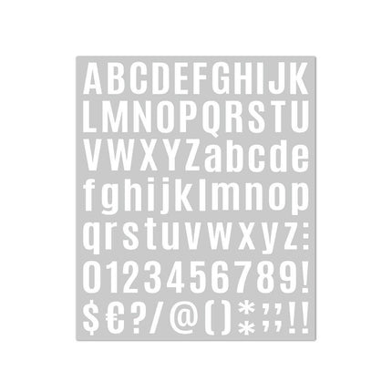 10pcs Letter Stickers Colorful DIY Scrapbooking Water Bottle Greeting Cards - Rose Red.