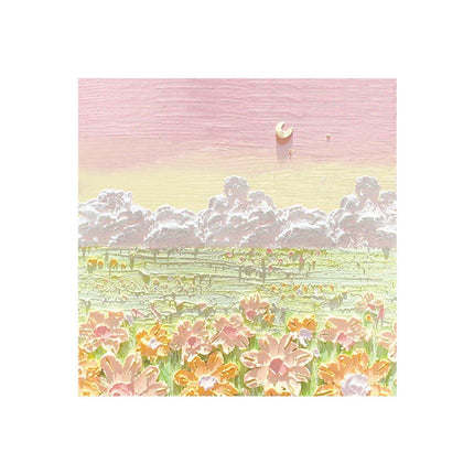 800 Sheets Colorful Oil Painting Sticky Notes Memo Pads Self-Adhesive Notes - 6#.