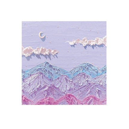 800 Sheets Colorful Oil Painting Sticky Notes Memo Pads Self-Adhesive Notes - 6#.
