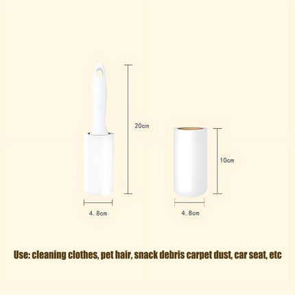 Lint Roller With Refills Sticky Remover Pet Dog Hair Clothes Sofa Dust Cleaning.