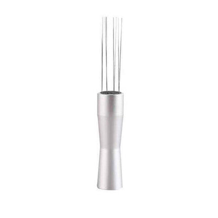 Stainless Steel Coffee Distributor Needle Espresso Stirring Tool Powder Tamper - Silver.