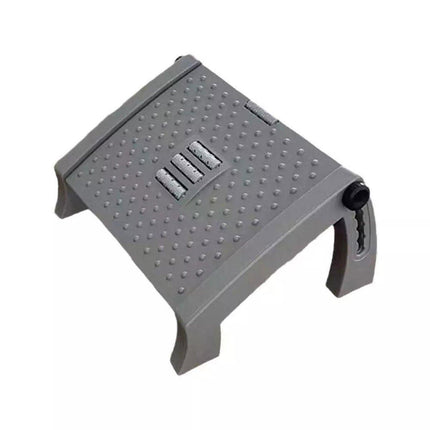 1PC Adjustable Office Foot Rest Pedal Stool Sofa Leg Support for Home or Desk Use - Black.