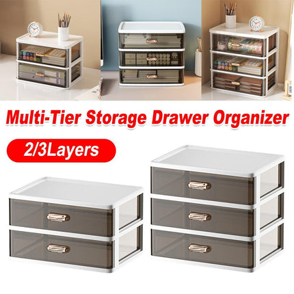 2/3 Tier Organizer Storage Shelf Multi Functional Cosmetic Bathroom Organizer Rack - Two-Layer.