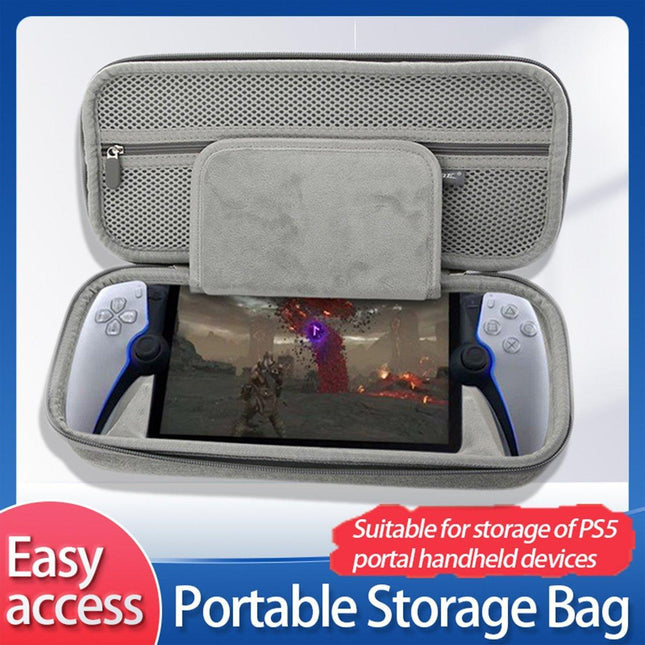 PS5 Portable Carrying Case Handheld Organiser Bag for Console and Accessories.