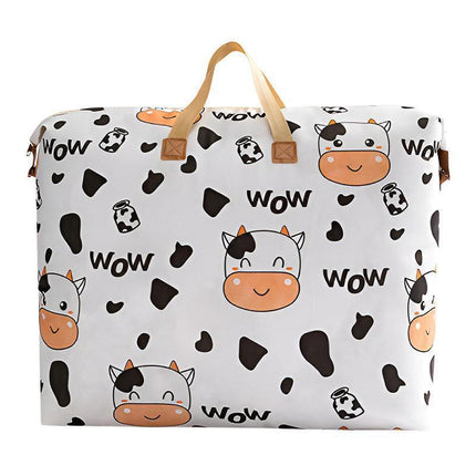 Multipurpose Quilt Storage Bags Waterproof Coated Fabric 4 Sizes Available - Cow 80*27*56cm.
