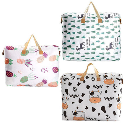 Multipurpose Quilt Storage Bags Waterproof Coated Fabric 4 Sizes Available - Pineapple 80*27*56cm.