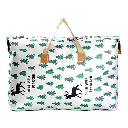 Multipurpose Quilt Storage Bags Waterproof Coated Fabric 4 Sizes Available - Pineapple 80*27*56cm.