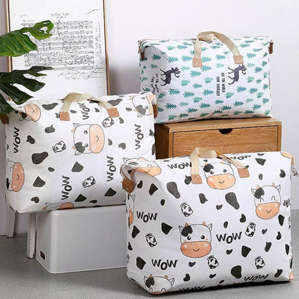 Multipurpose Quilt Storage Bags Waterproof Coated Fabric 4 Sizes Available - Tree 52*17*40cm.