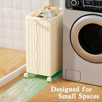 Fitness Storage Basket Organizer Tube with Wheeled Basket for Home Use and Gym.