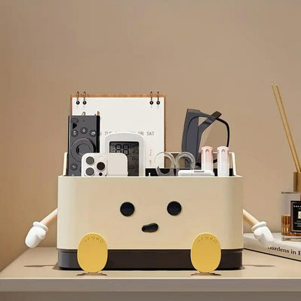 Desktop Organizer Storage Box Household Clutter Compartmentalized Container - Standing.