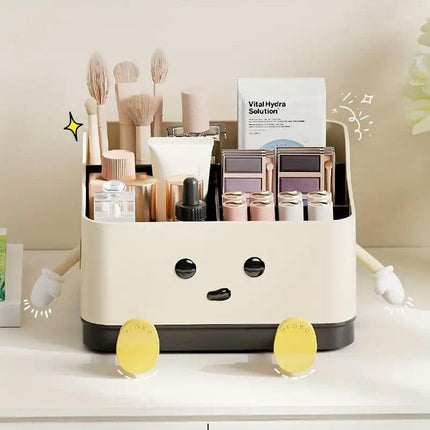 Desktop Organizer Storage Box Household Clutter Compartmentalized Container - Standing.