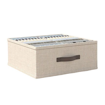 Closet Organizers Storage Bins Portable Washable Organizer for Clothing Socks - Grey-16 Grids.
