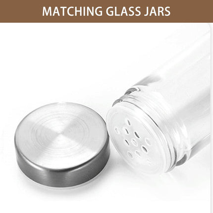 Stainless Steel Rotating Spice Rack Organizer Kitchen Seasoning Jar Holder Use.