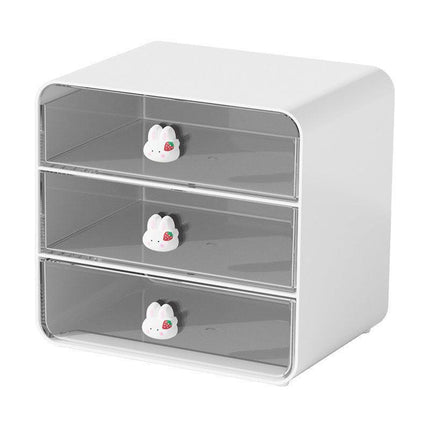 3 Tier Desktop Organizer Drawer Shelf for Office and Home Storage Supplies.