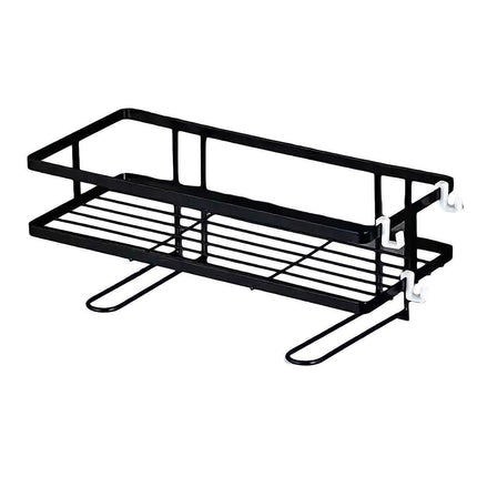 Storage Rack 1Tier Space Saver Over The Toilet Steel Bathroom Shelf Organizer - White.
